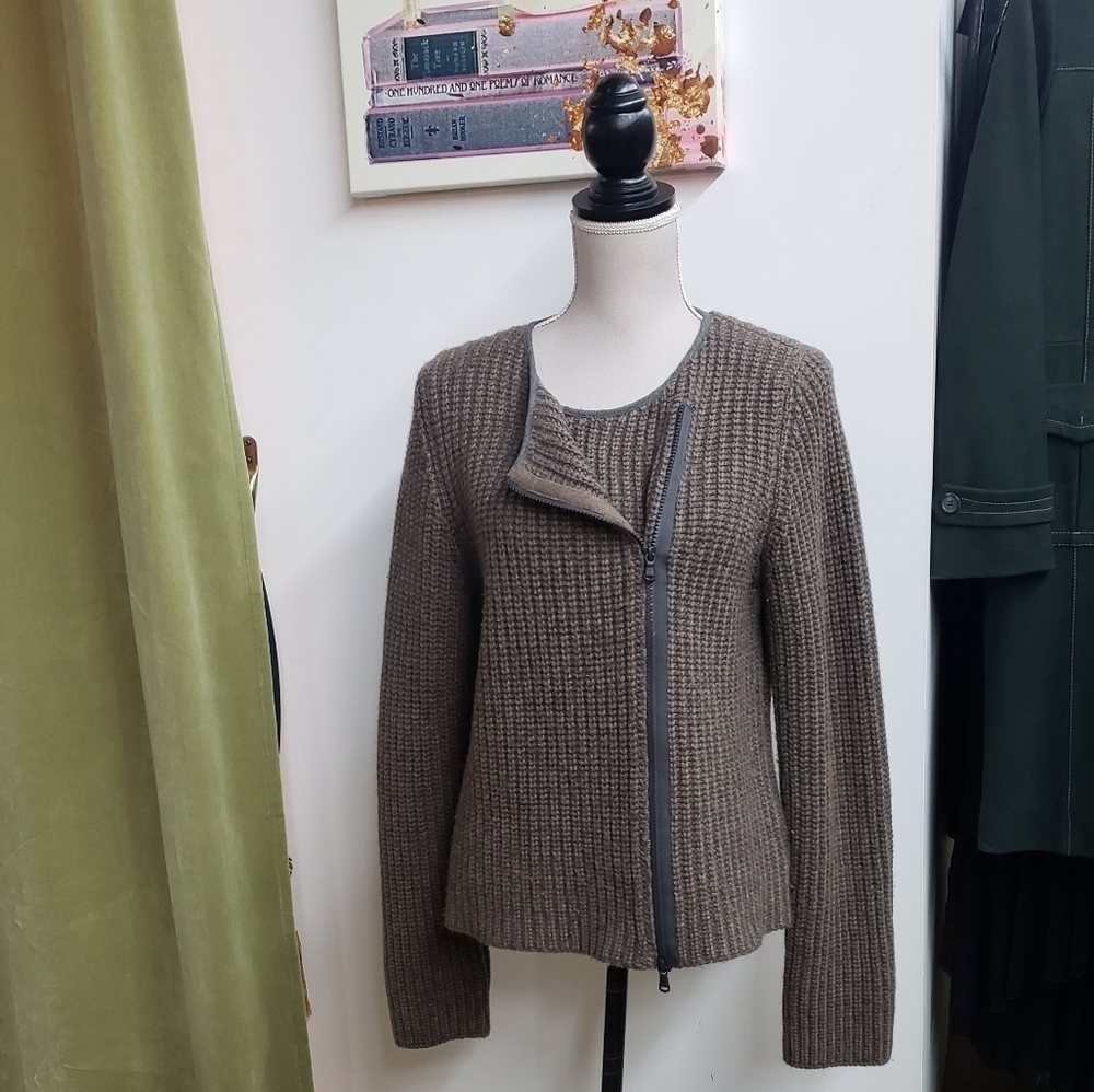 Brunello Cucinelli Ribbed Cashmere Cardigan Sweater